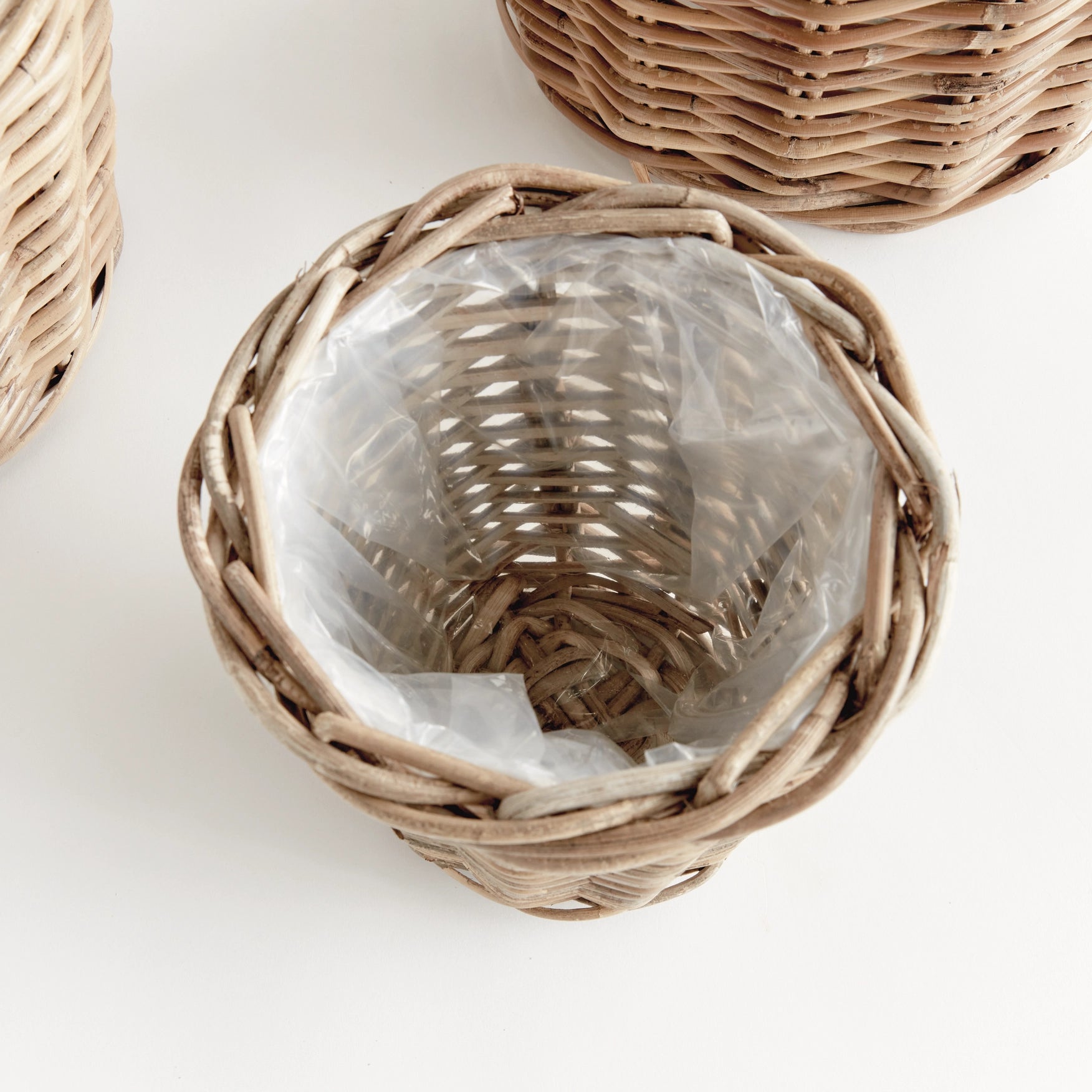 Normandy Tapered Basket Planters Set