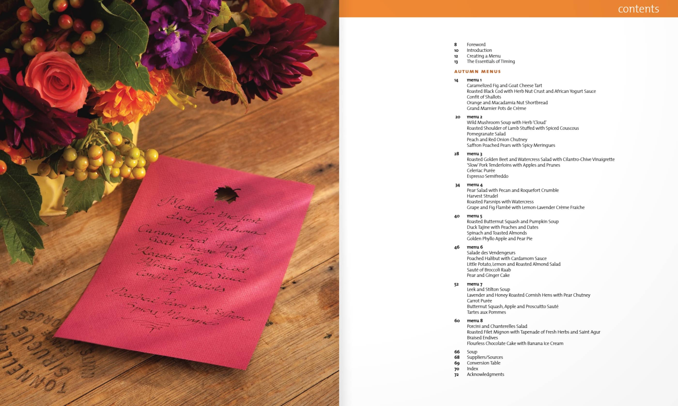 A Menu for all Season - Autumn