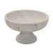 Round Marble Footed Bowl