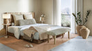 Beige Soft Linen Pillow 14x20